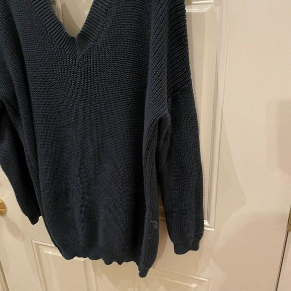 Miracle Women's Dark Green Long Sleeve Oversized Sweater Top Size M/L NWOT - Picture 3 of 12